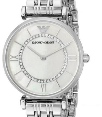 emporio armani ar1908 retro silver watch pkod5