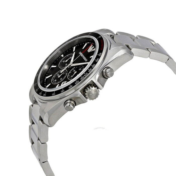 montre emporio armani sigma black chronograph ar6098 prix promo maroc casablanca 1 1